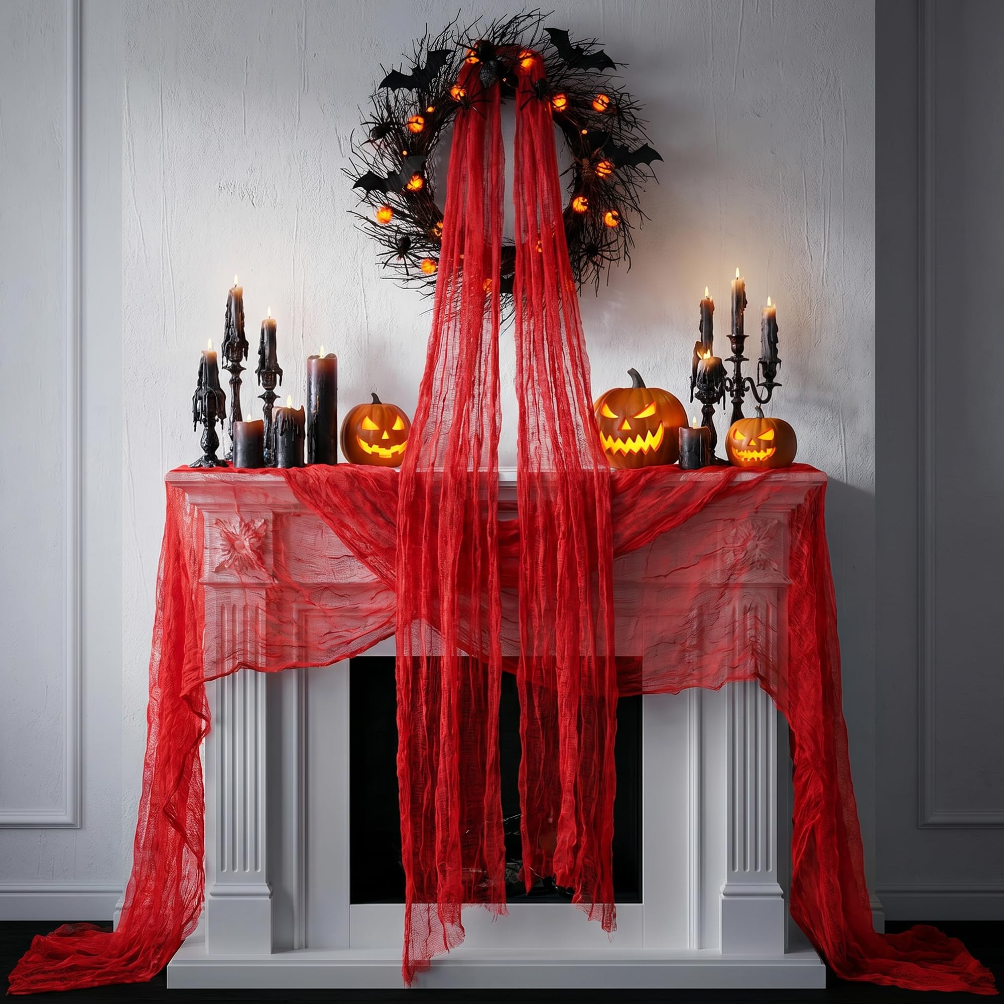 RunNico Halloween gauze in a spooky setup