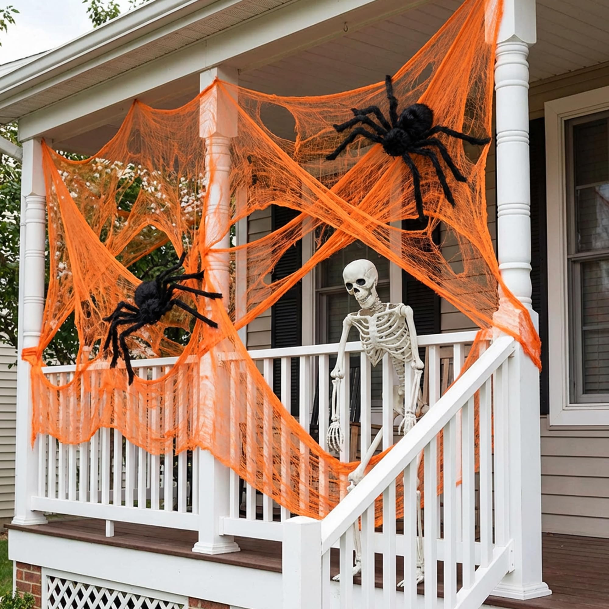 RunNico Halloween gauze rolled up for storage