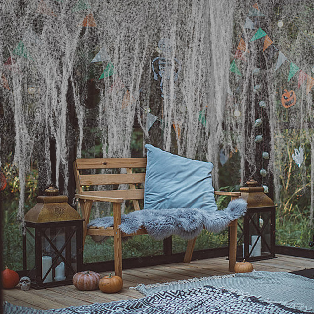 RunNico Large Halloween Creepy Cloth rolled up for storage