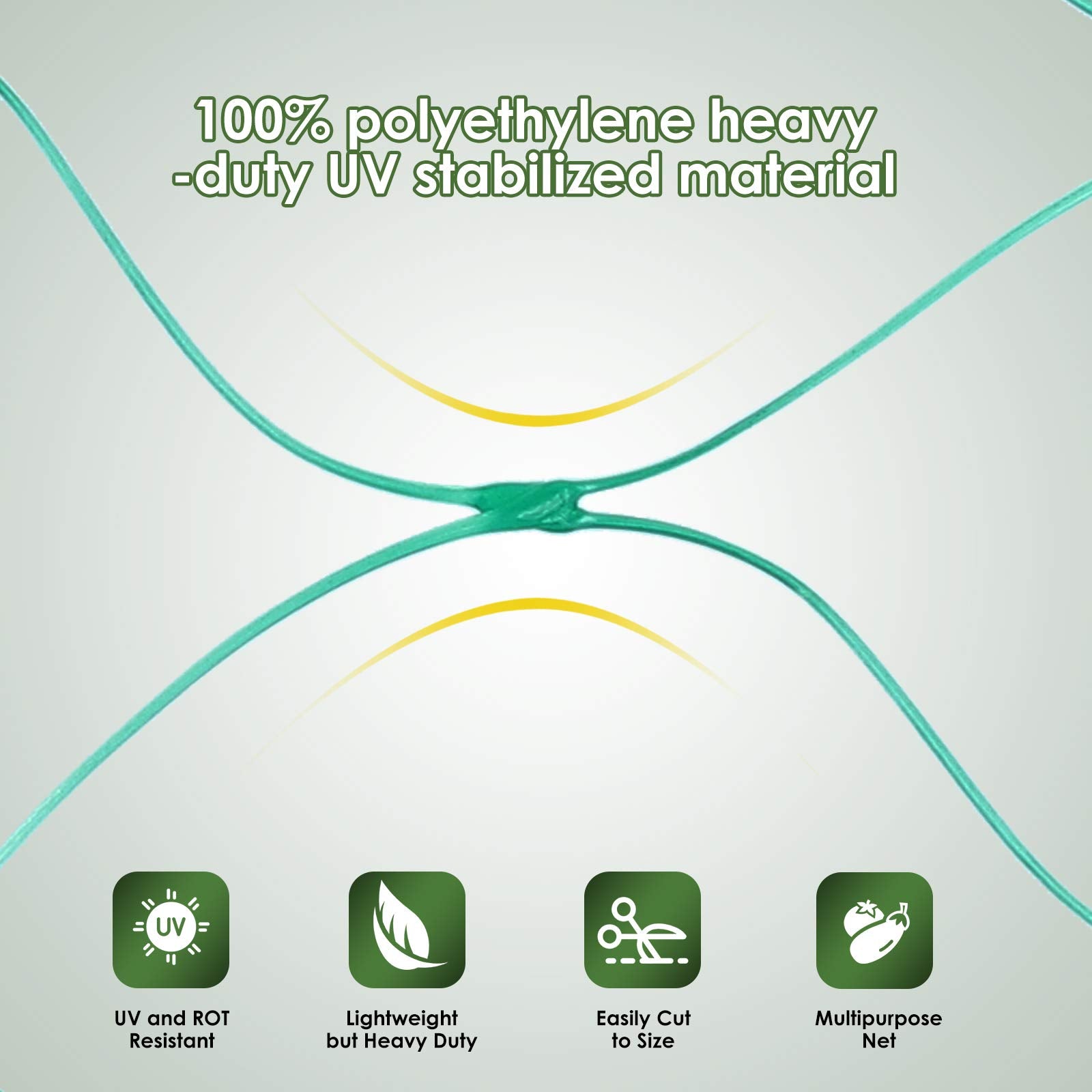 Ruolan Bird Netting unrolled showing full length