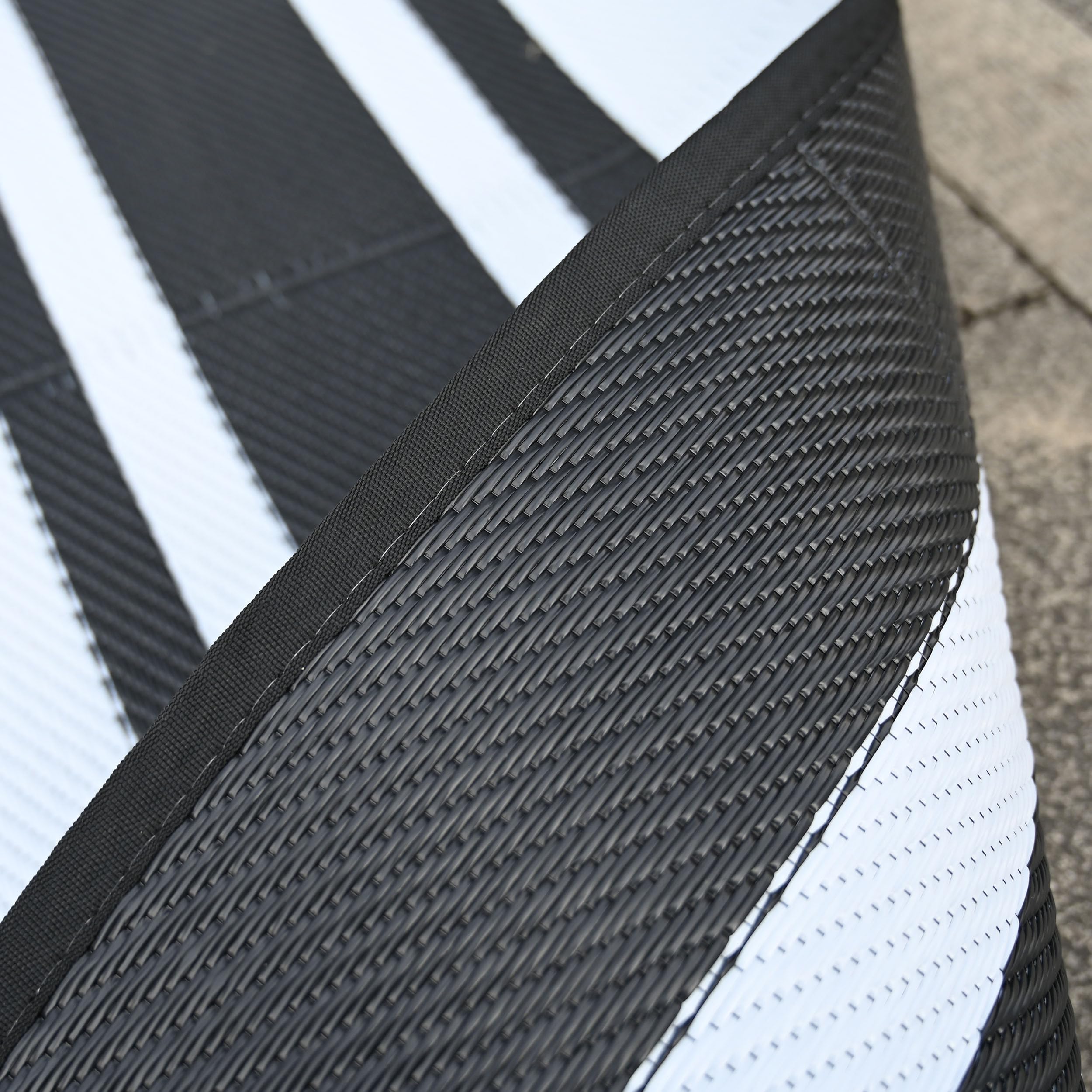 RURALITY Outdoor Mat rolled for storage