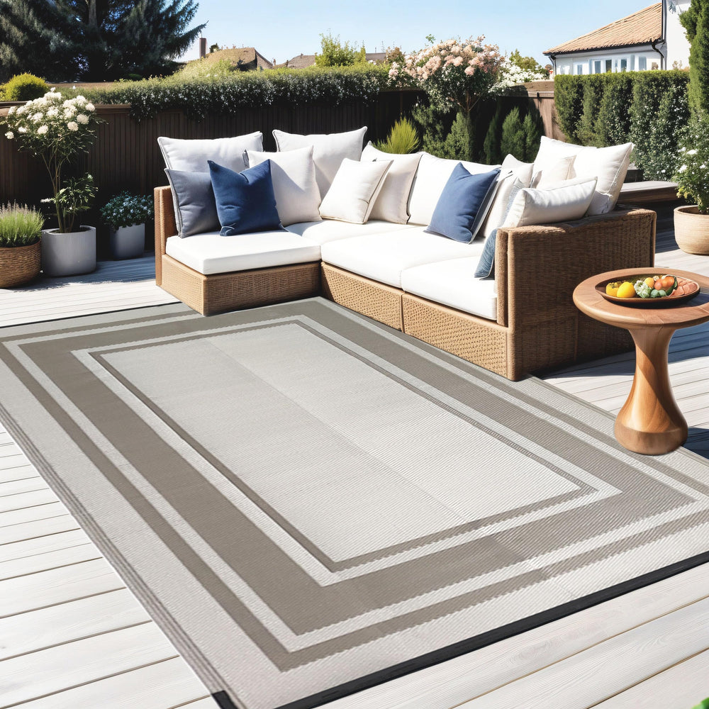 RURALITY Outdoor Rug 9x12 feet packaging details
