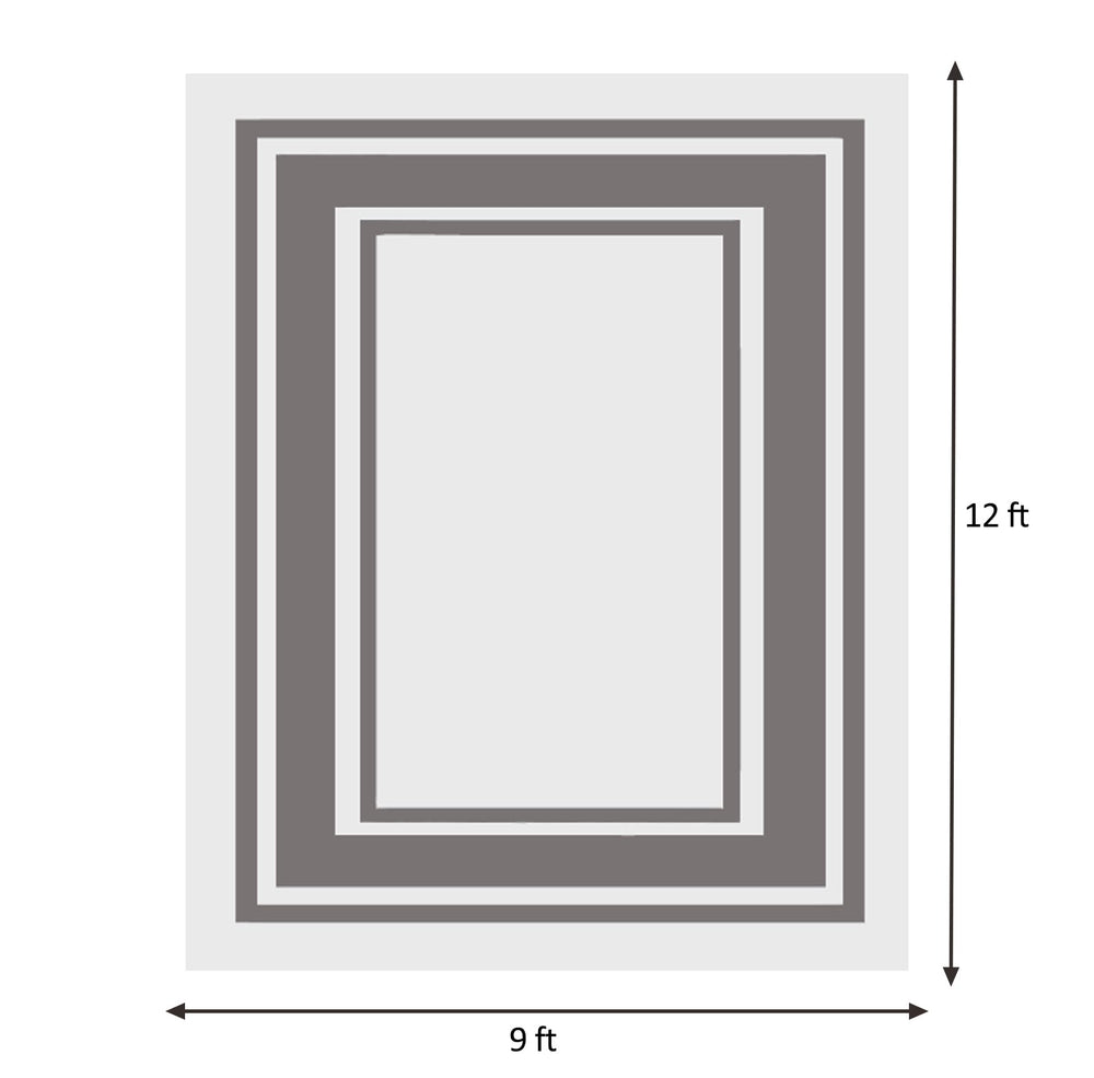 RURALITY Outdoor Rug 9x12 feet reversible side view