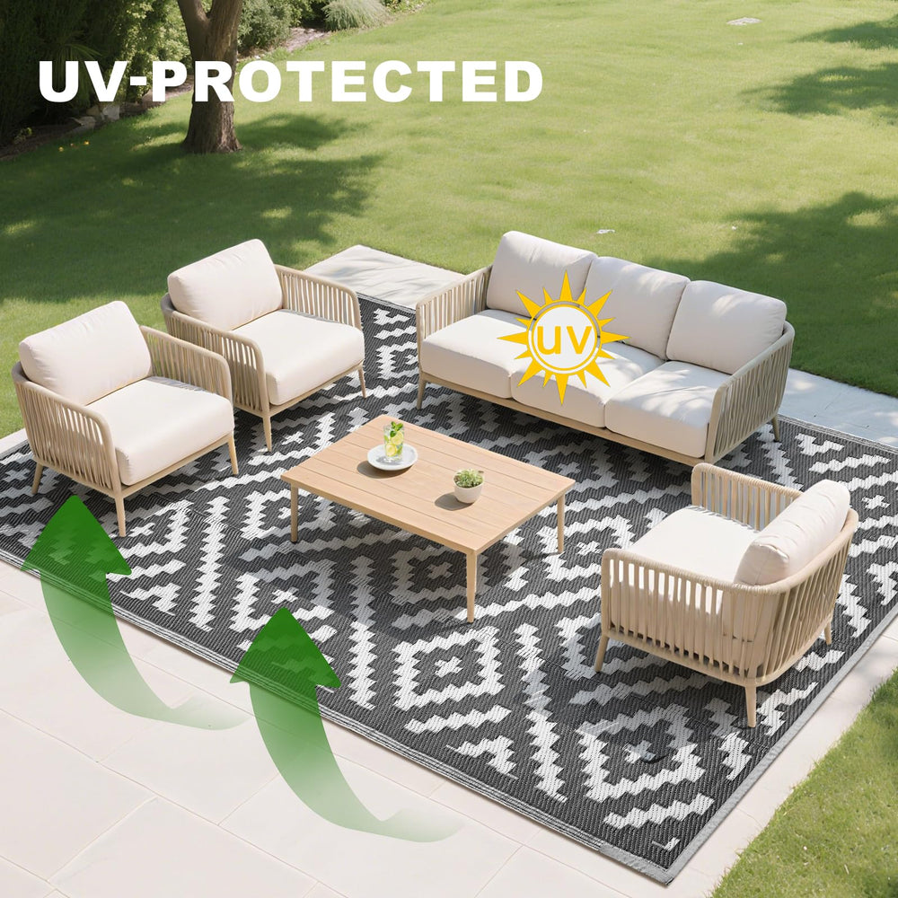 RURALITY Outdoor Rug ideal for camping