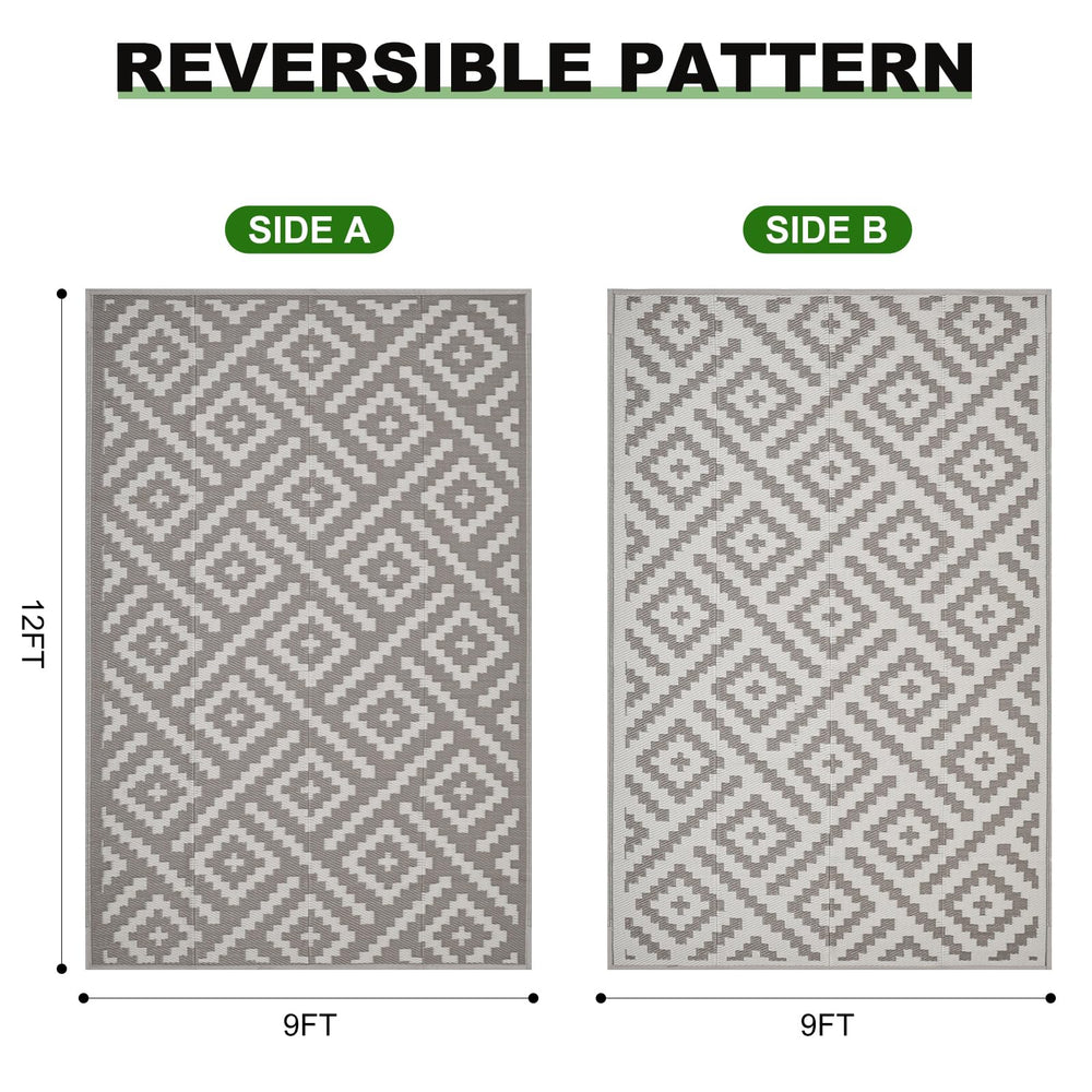 RURALITY Outdoor Rug ideal for patio use