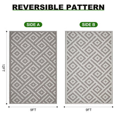 RURALITY Outdoor Rug ideal for patio use