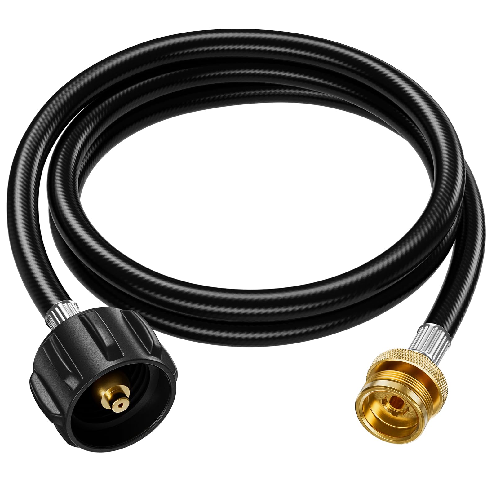 Rushare 6FT propane hose adapter front view