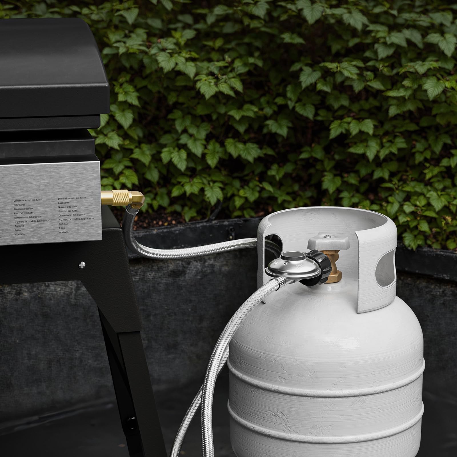 Rushare Propane Adapter Hose with solid brass fittings visible