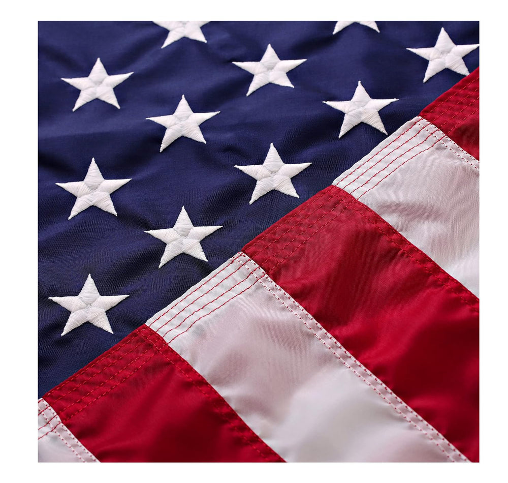 Rushmore Rose USA American Flag 3X5 front view with vibrant colours