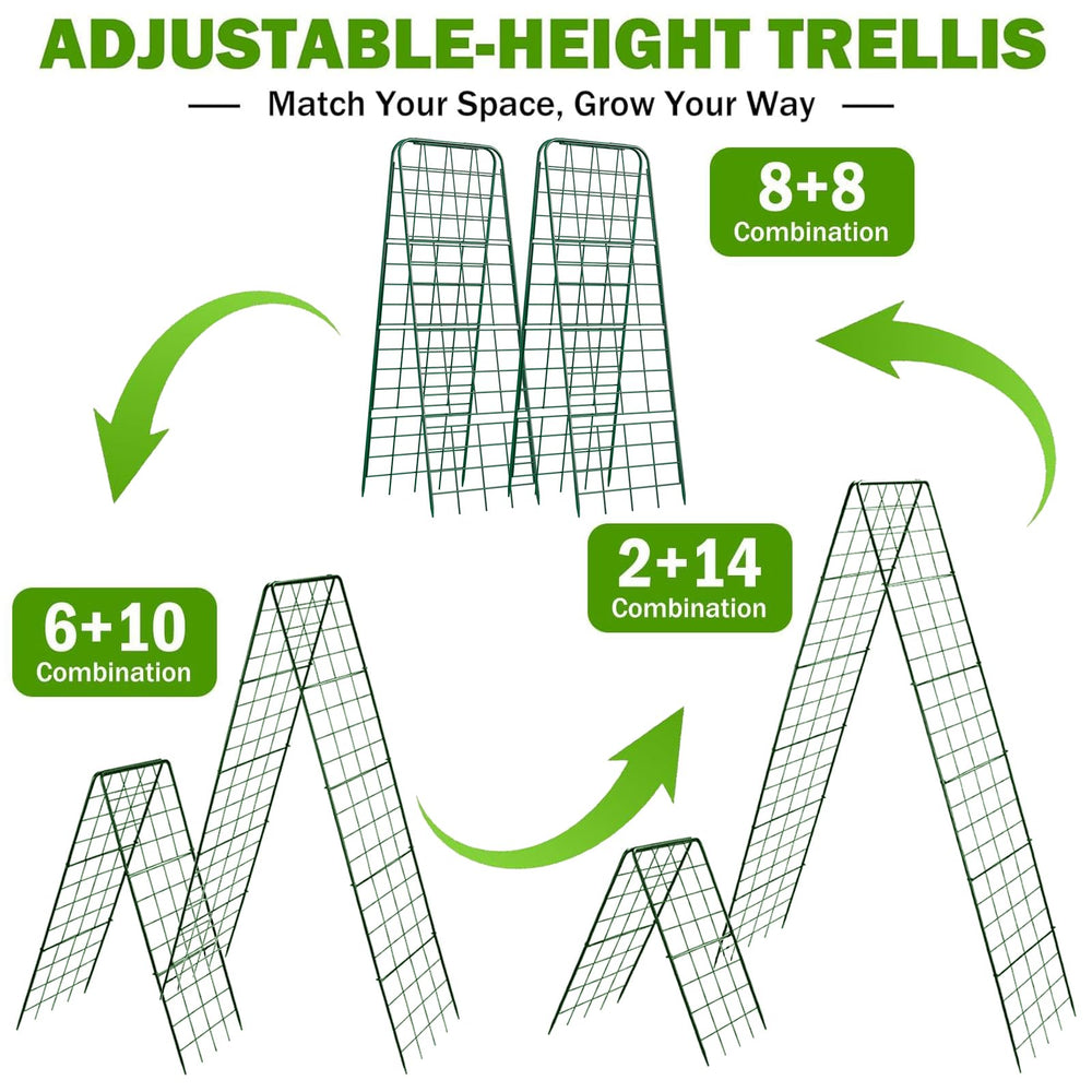 Rust-proof powder-coated finish of Alxcellion trellis