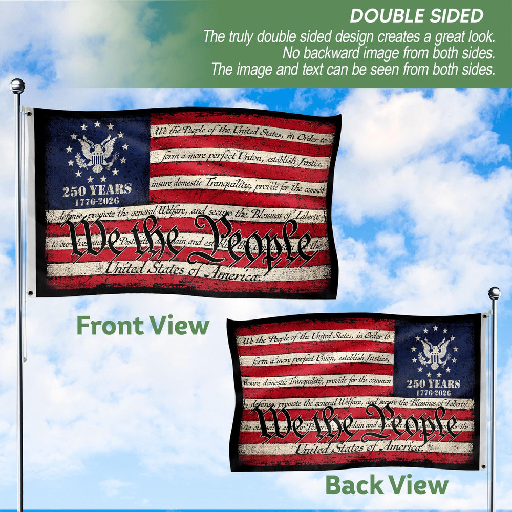 RustField Co. 250th Anniversary USA Flag packaging