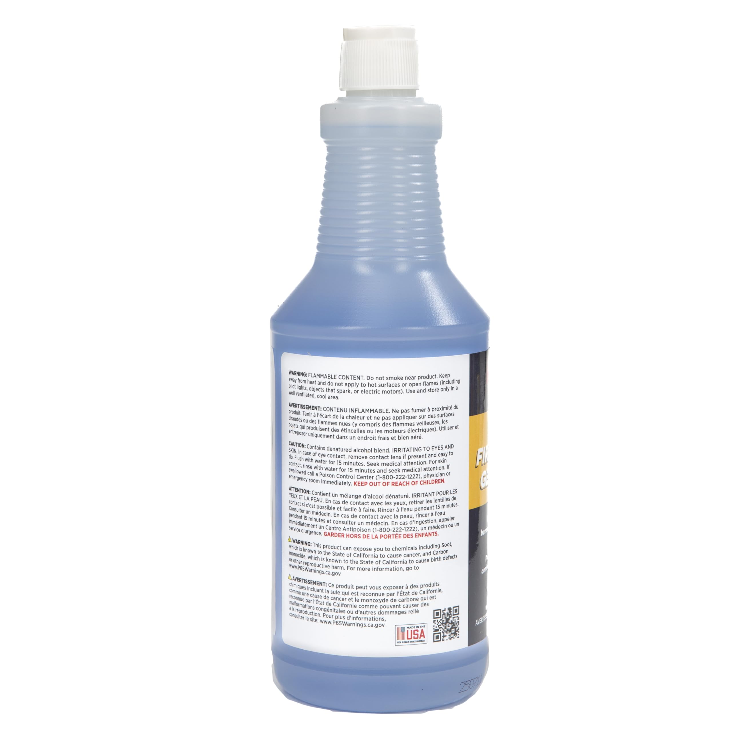 RUTLAND PRODUCTS One Match Gel Fire Starter bottle with flames