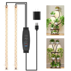 RWNTAO 2 Head LED Grow Light Strips with 3500K full spectrum