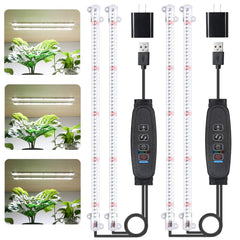 RWNTAO LED Grow Light Strips 16-inch front view