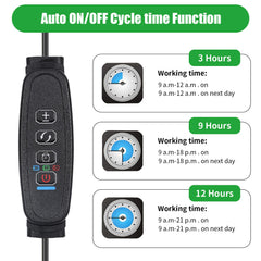 RWNTAO LED plant lights showing three heads