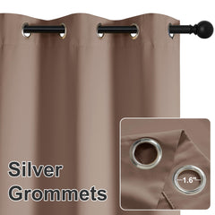 RYB HOME Outdoor Curtains in outdoor setting