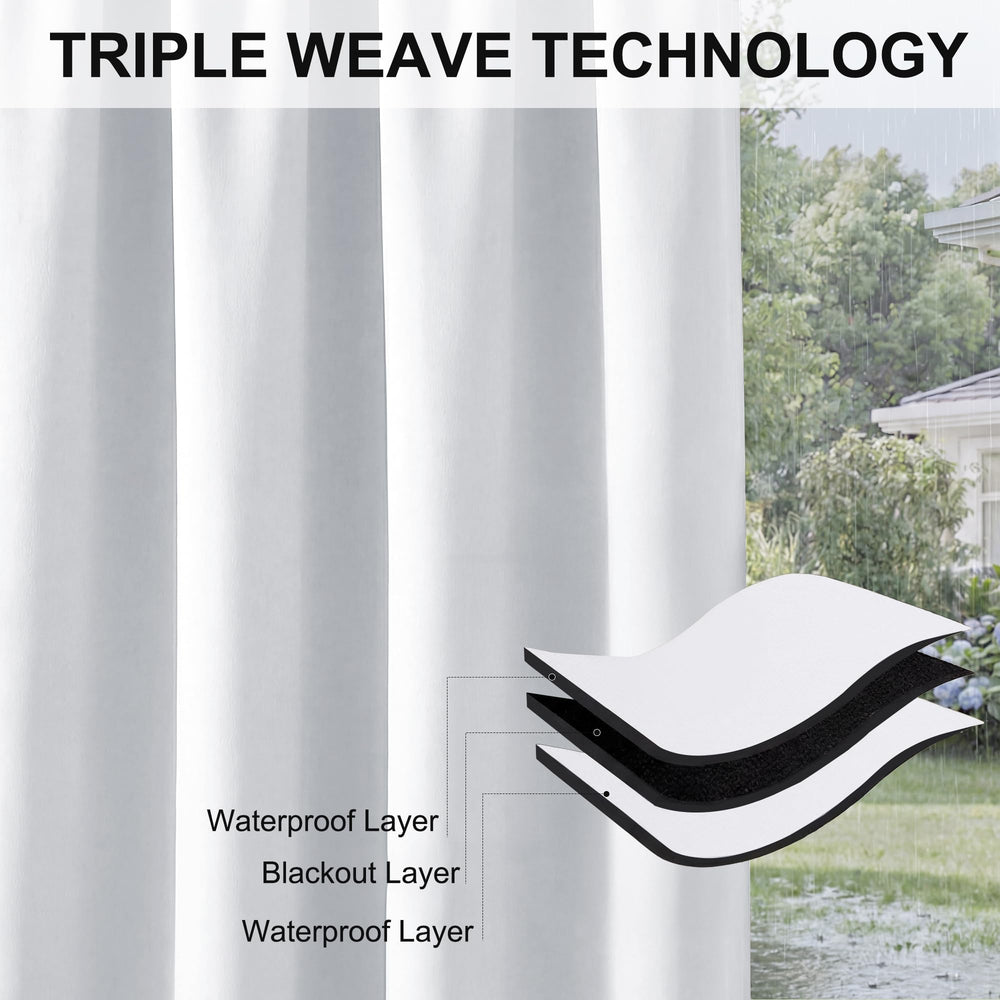 RYB HOME Outdoor Curtains packaging details