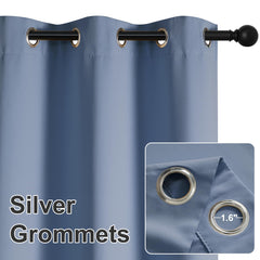 RYB HOME Outdoor Curtains showcasing waterproof fabric