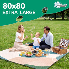 RYCHIC Picnic Blanket folded for easy transport
