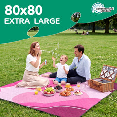 RYCHIC picnic blanket folded for portability