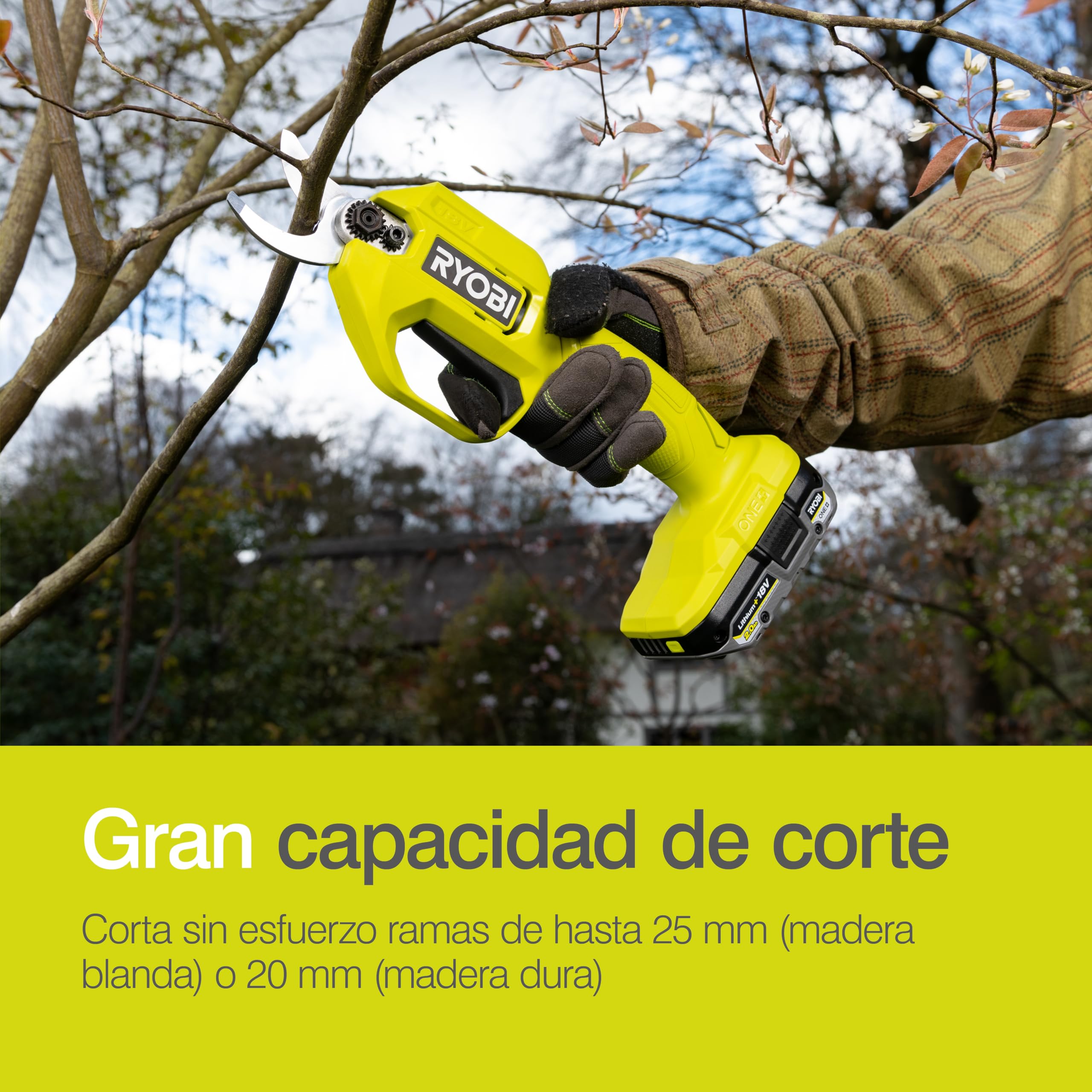 RYOBI Cordless Secateurs features and specifications