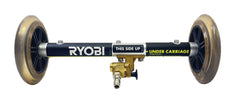 RYOBI Pressure Washer Water Broom on a patio cleaning surface