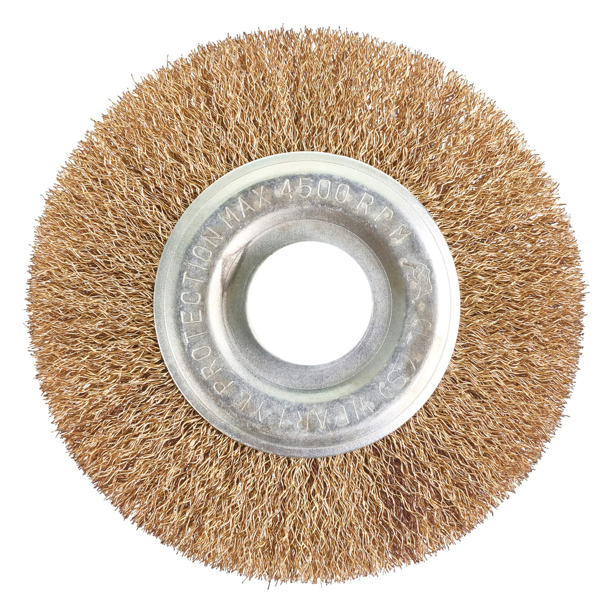 RYOBI RAC814 115mm wire brush front view