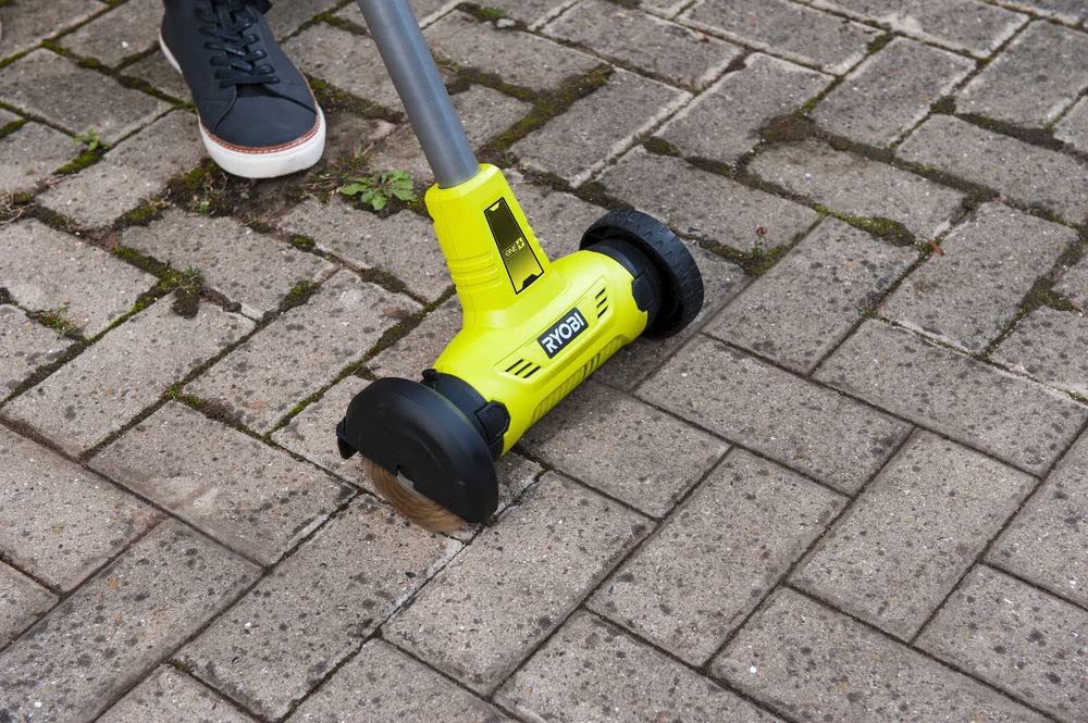 RYOBI RAC814 wire brush side view