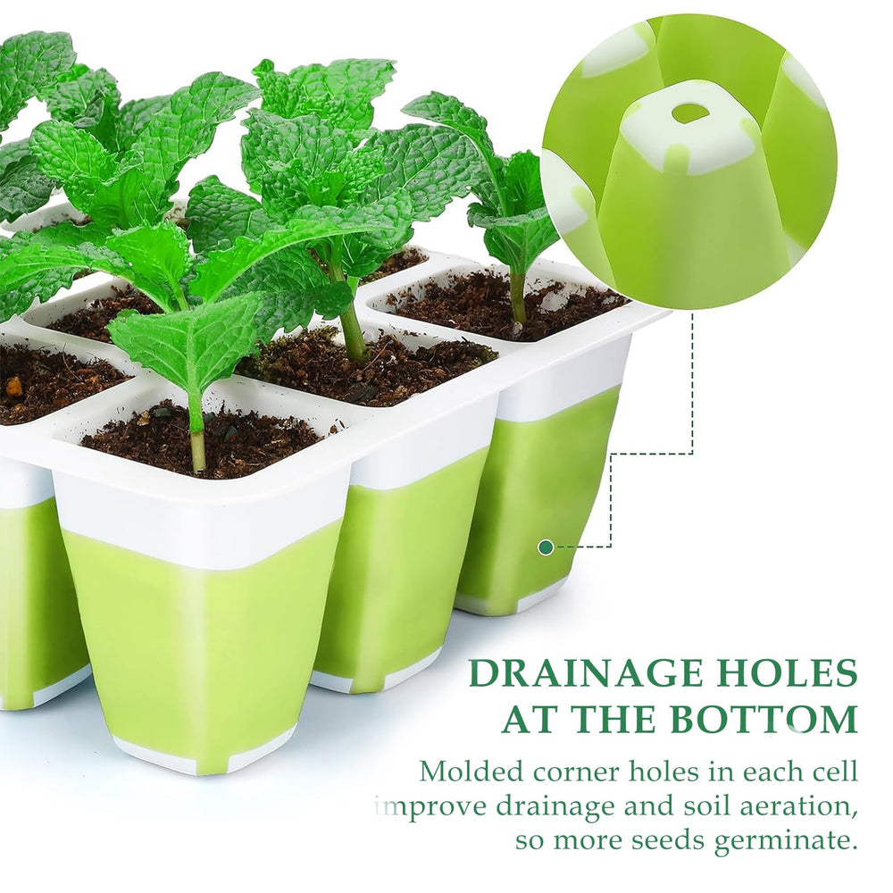 Ryscam seed starter kit with smiley drain holes