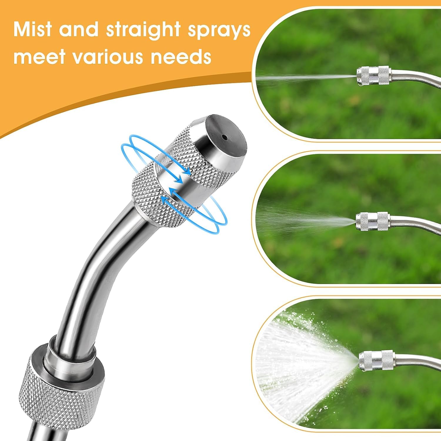 Ryscam sprayer wand adjustable nozzle close-up