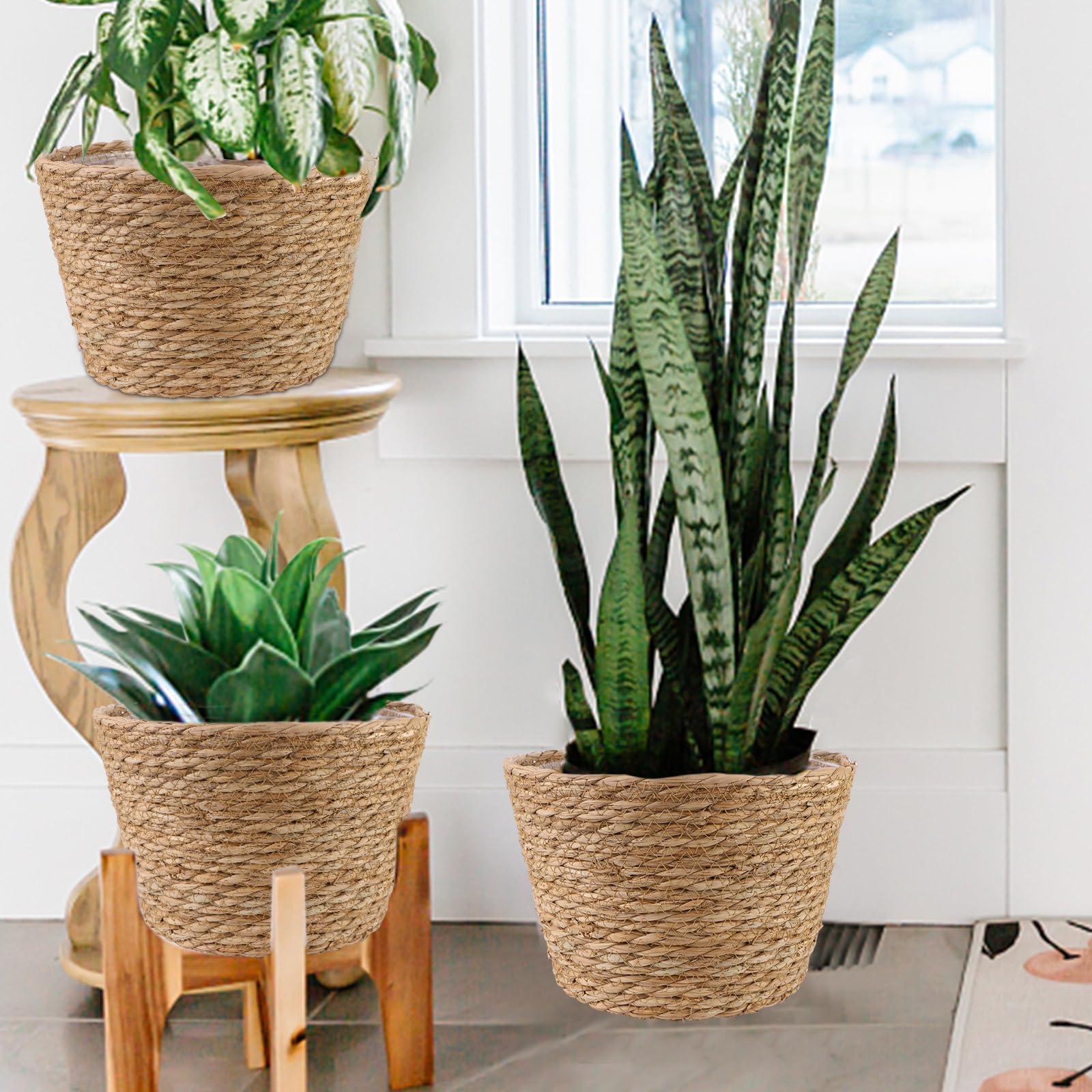 RZJSLSHANHAI planter basket in home decor setting
