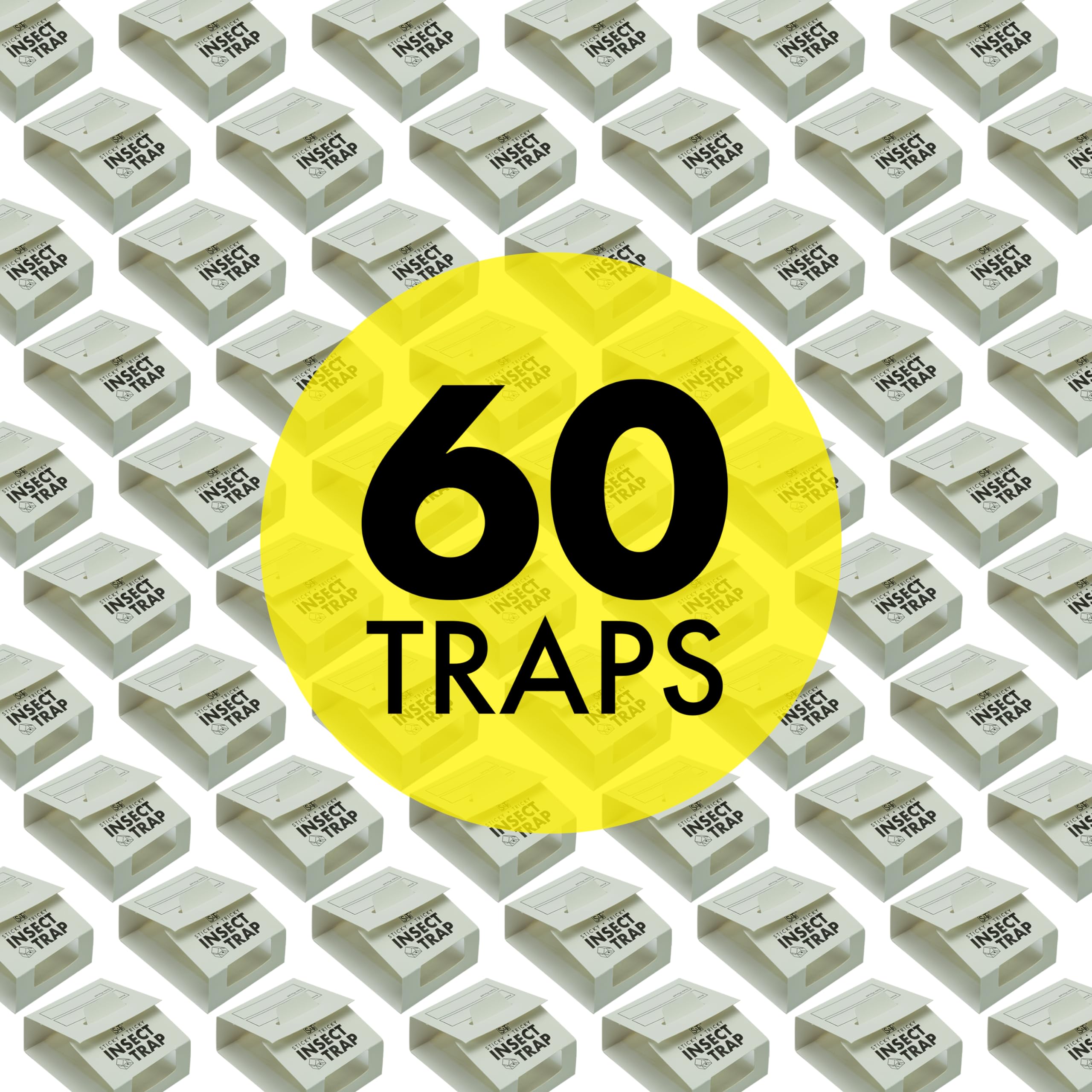 S&T INC. Insect Traps unfolded size 10 x 2.5 inches