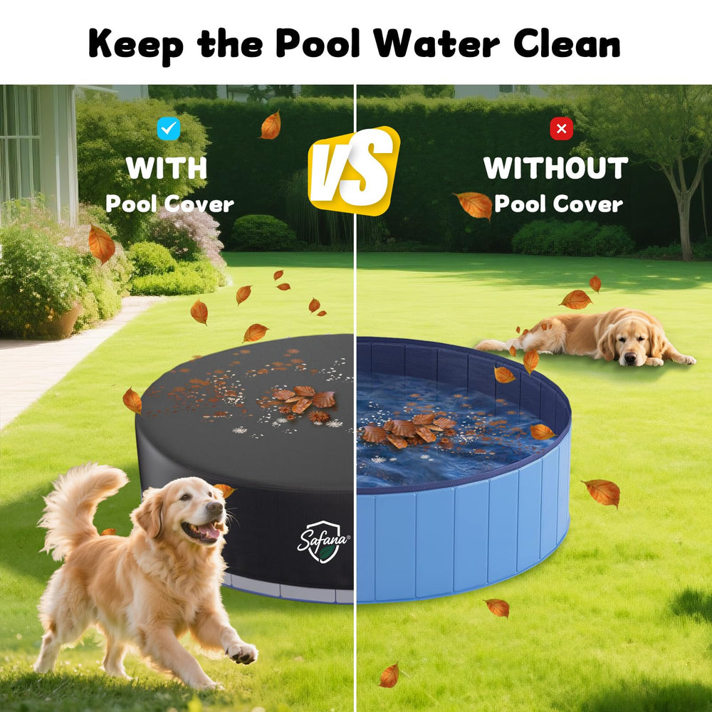 Safana 48-inch pool cover side view showing size