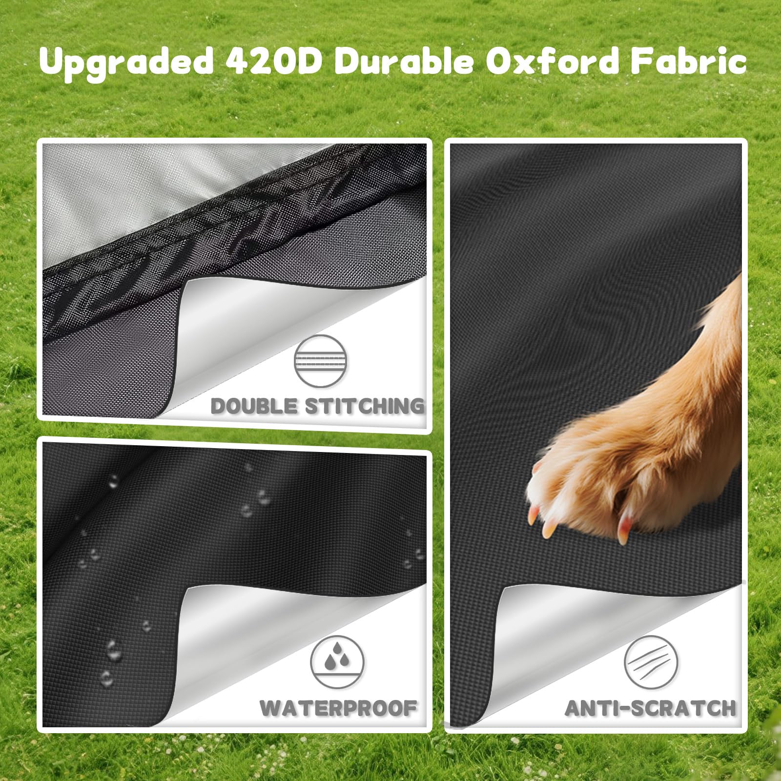 Safana dog pool cover in storage bag