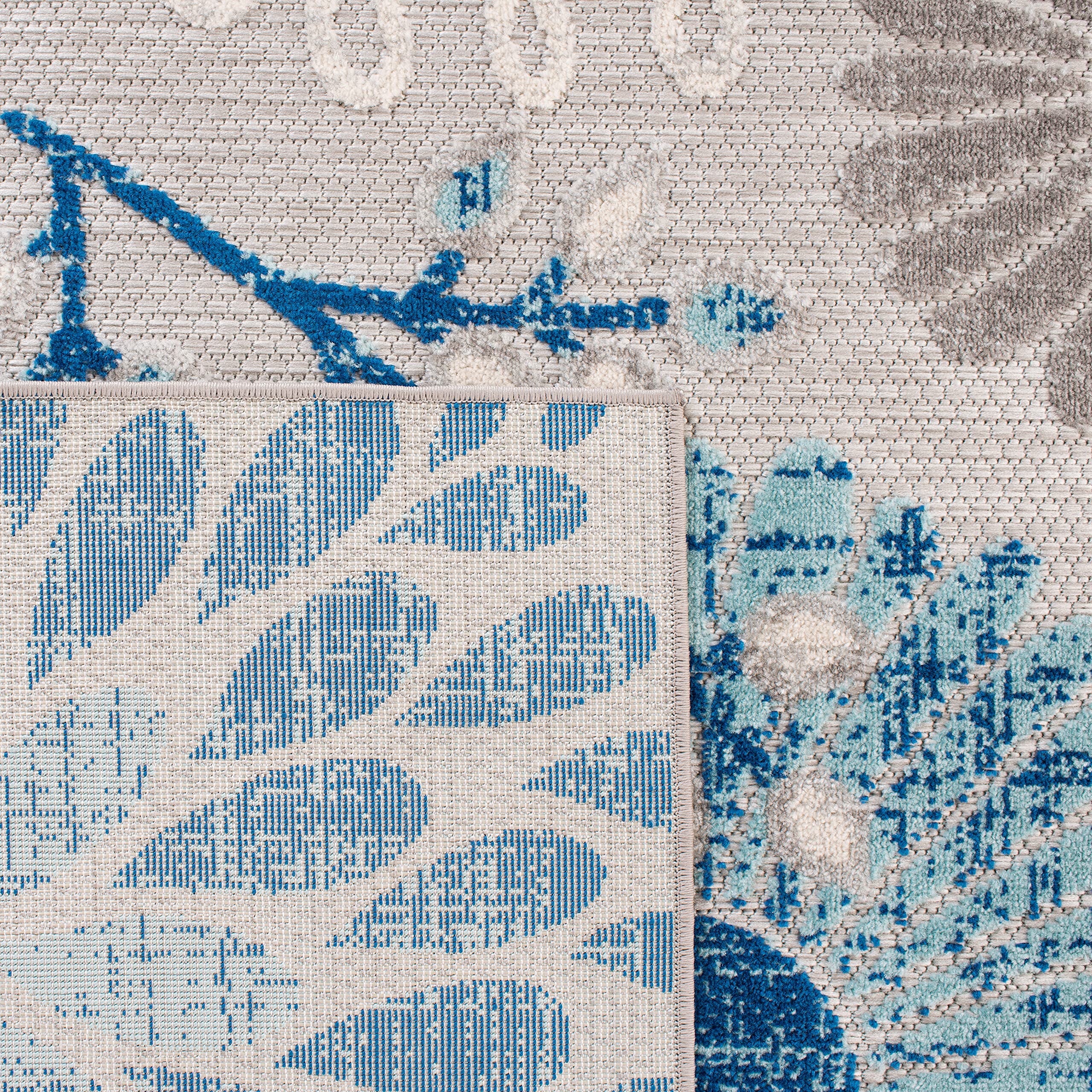 SAFAVIEH Cabana rug showing flat 1/4 inch pile