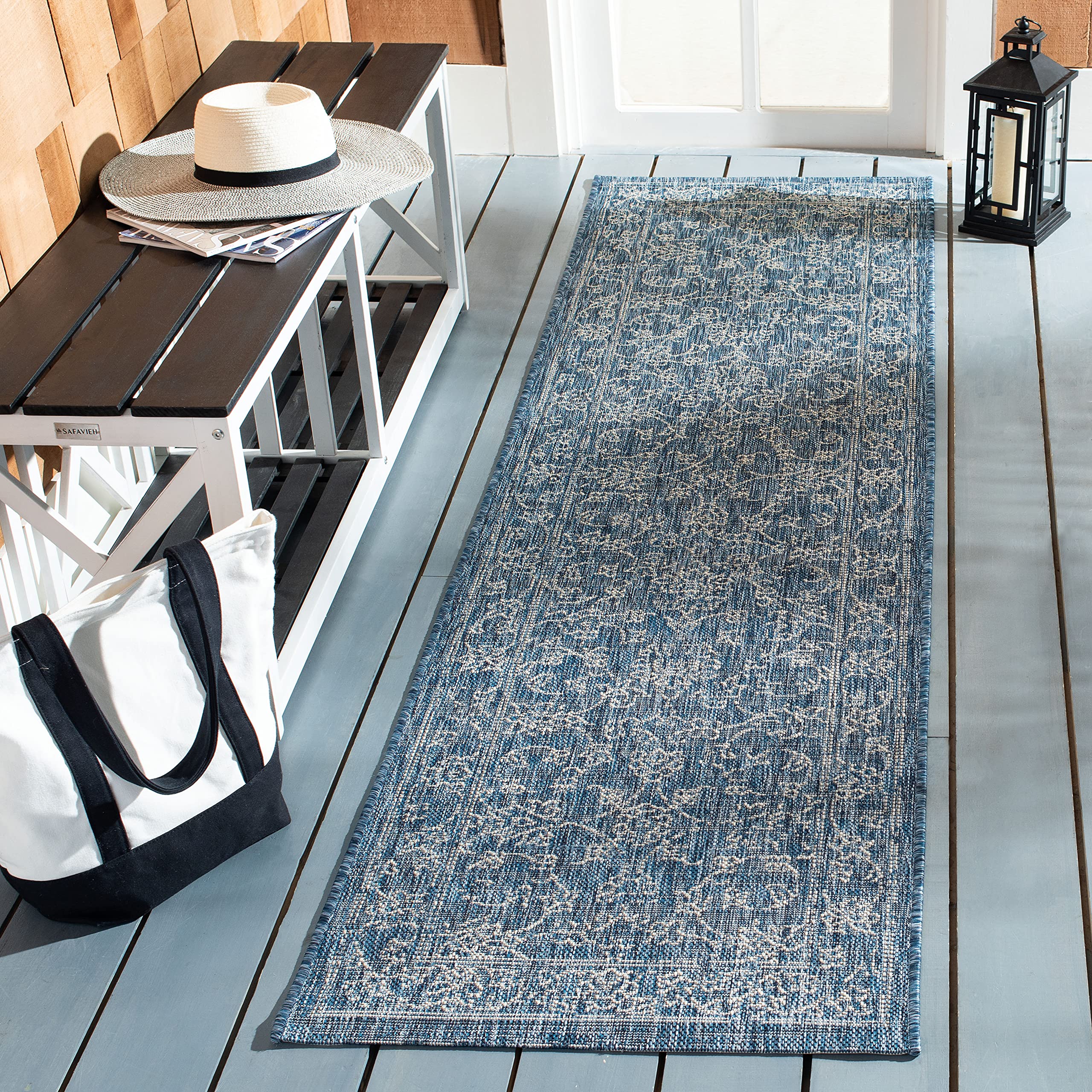 SAFAVIEH Washable Outdoor Runner Rug packaging
