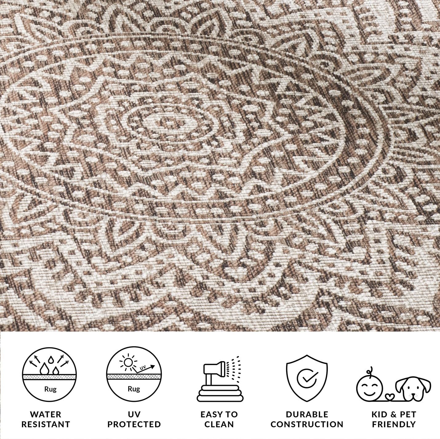 SAFAVIEH Washable Rug rolled up for storage