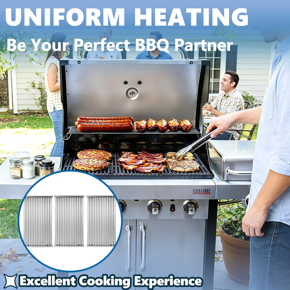 SafBbcue Emitter Plate set ready for grilling
