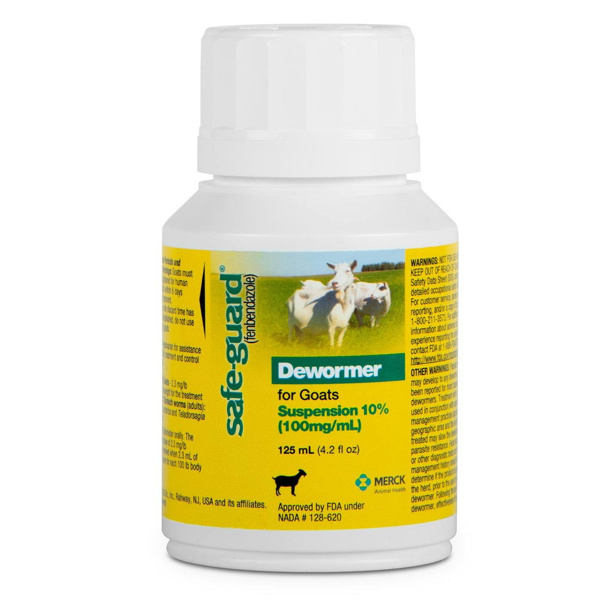 SAFE-GUARD Dewormer Liquid 125ml bottle