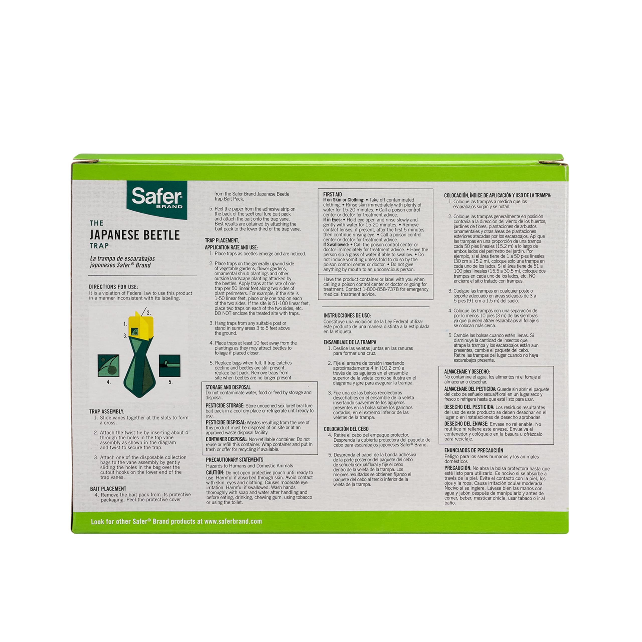 Safer Japanese Beetle Trap in outdoor setting