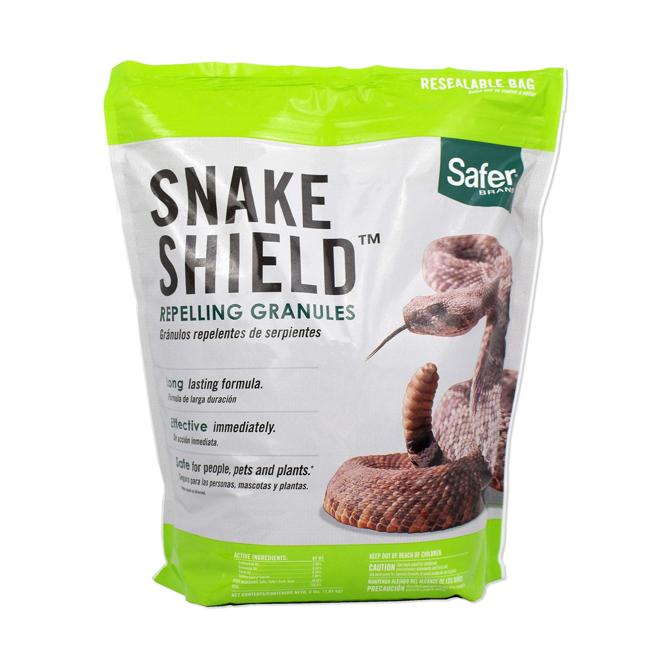 Safer Snake Shield 64 oz granules packaging front view