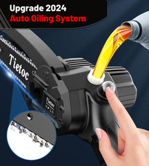 Safety gloves included with Tietoc Mini Chainsaw