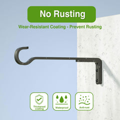 saffruff plant hook holding a flower pot