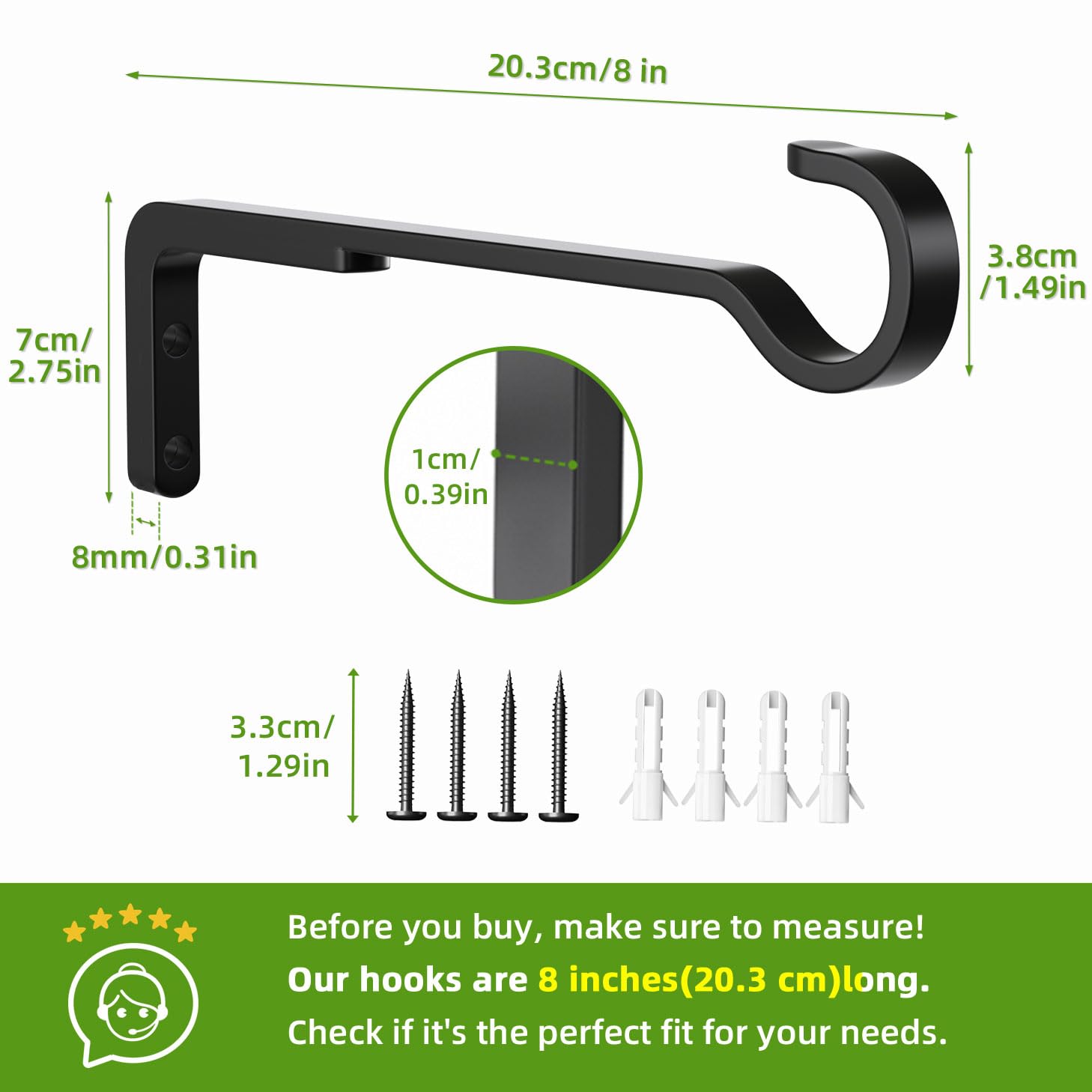 saffruff plant hooks displayed in packaging