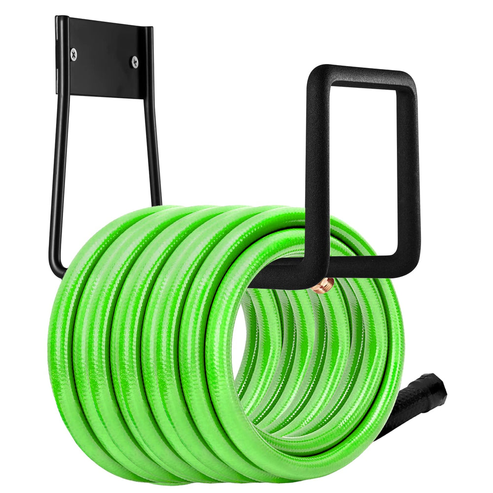Sageme Heavy Duty Metal Hose Holder front view with mounting hardware