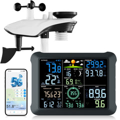 sainlogic 5G WiFi Weather Station display console front view