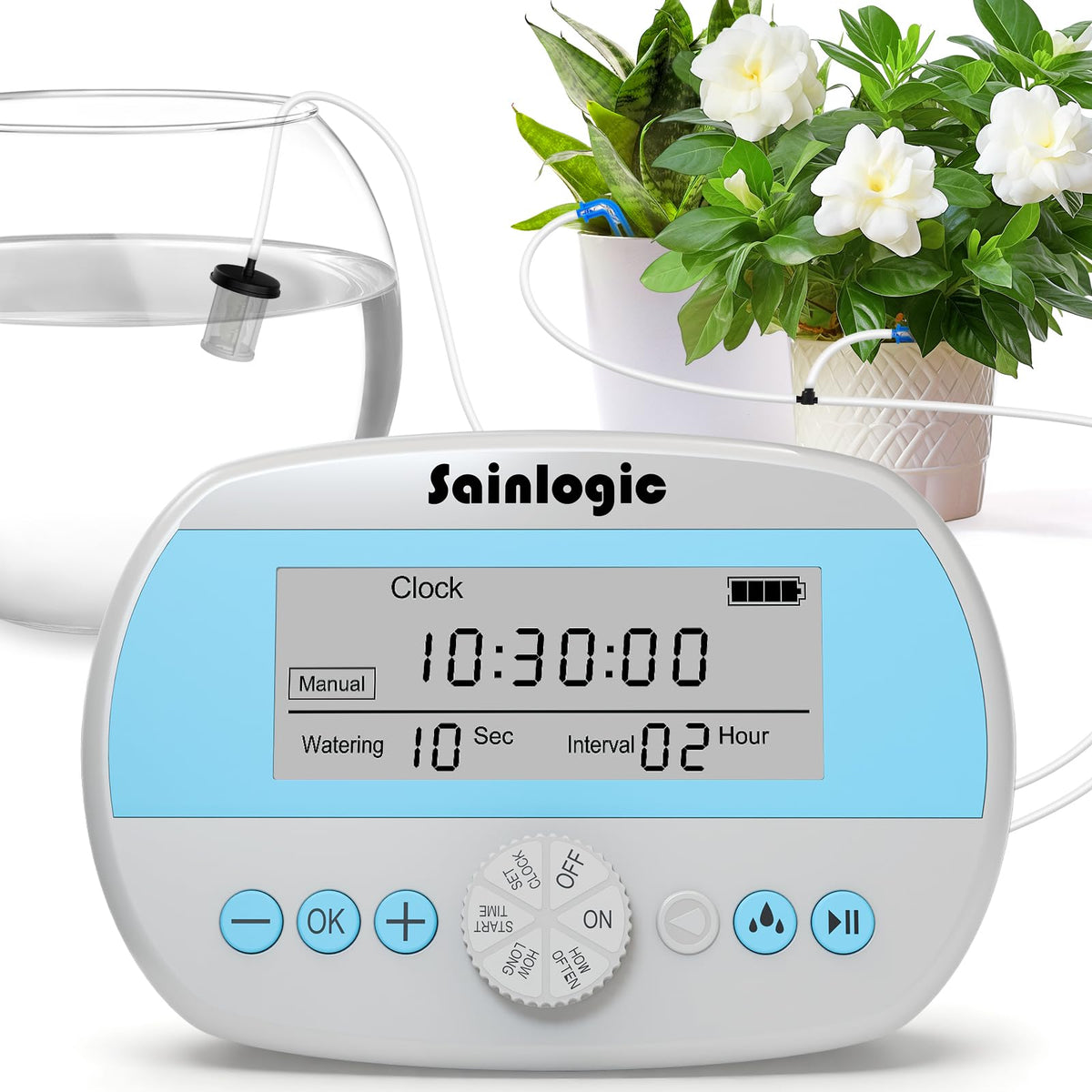 sainlogic Automatic Plant Waterer, 15 potted plants complete kit