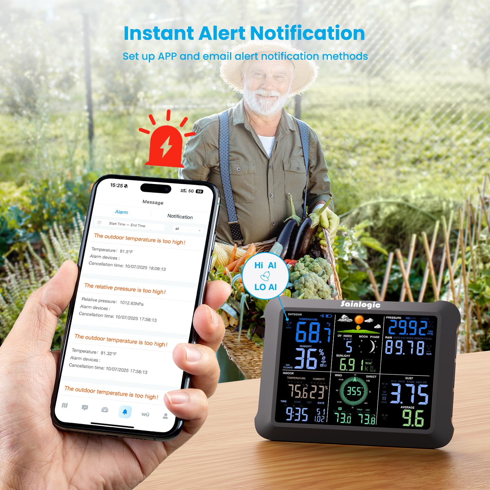 sainlogic power adapter for weather station