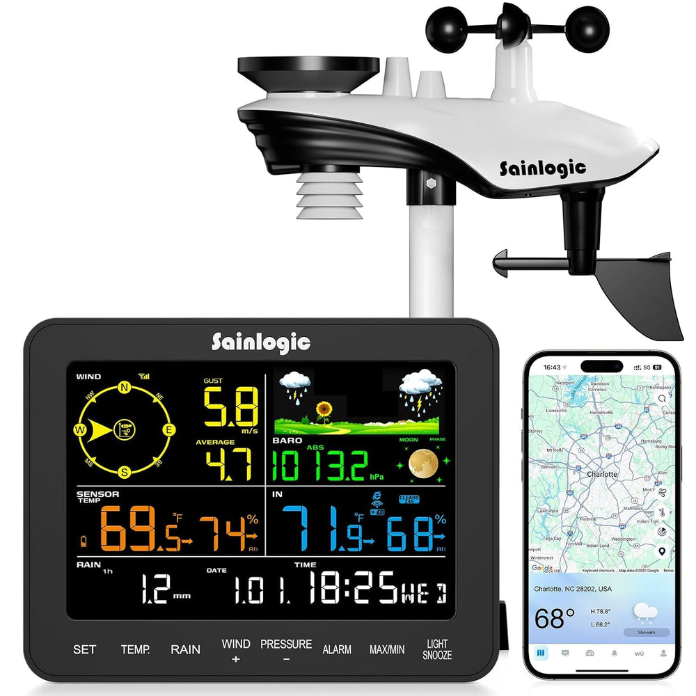 sainlogic Smart WiFi Weather Station front view