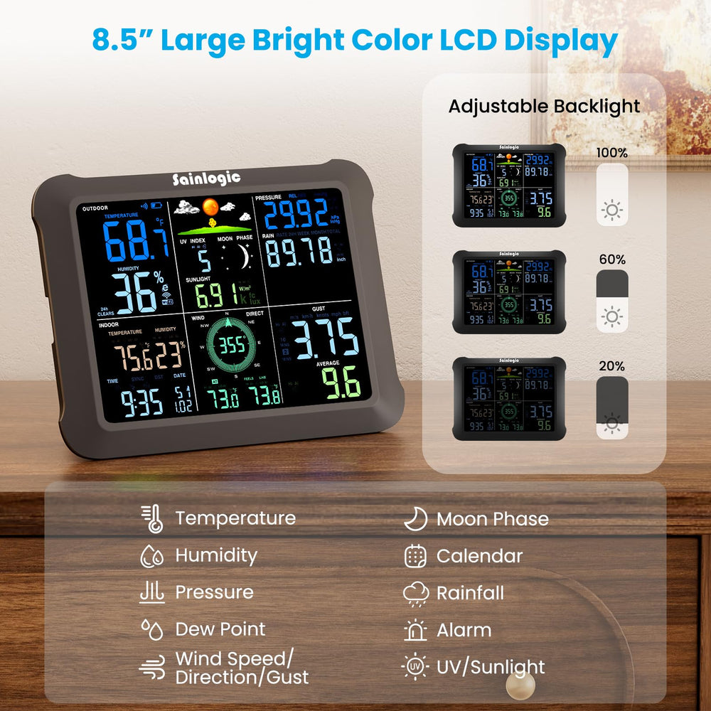 sainlogic user manual for weather station installation